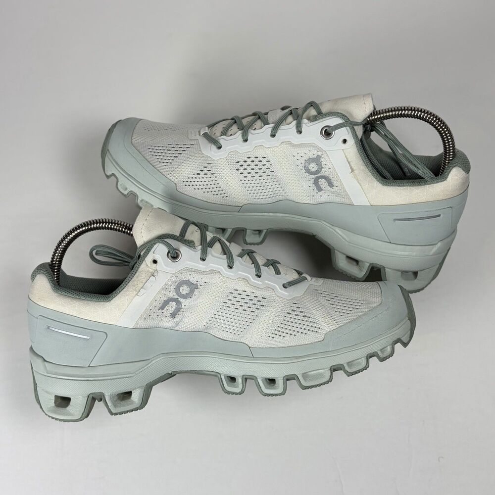 ON Cloudventure Women’s Size 6 Athletic Running Sneakers Shoes White Moss - Picture 9 of 9